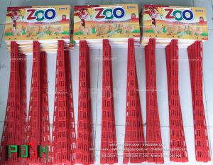 sản xuất hanger, hanger dây nhựa treo snack ZOO