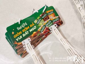Hanger POSM dây nhựa treo Snack Sanchi  trưng bày sản phẩm
