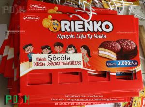 Bảng treo sản phẩm, hanger treo sản phẩm bánh Orienko