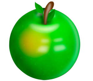 Vẽ hình quả táo với Photoshop
