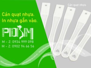 Gia công cán quạt nhựa 