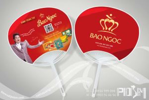 In quạt nhựa quảng cáo HN