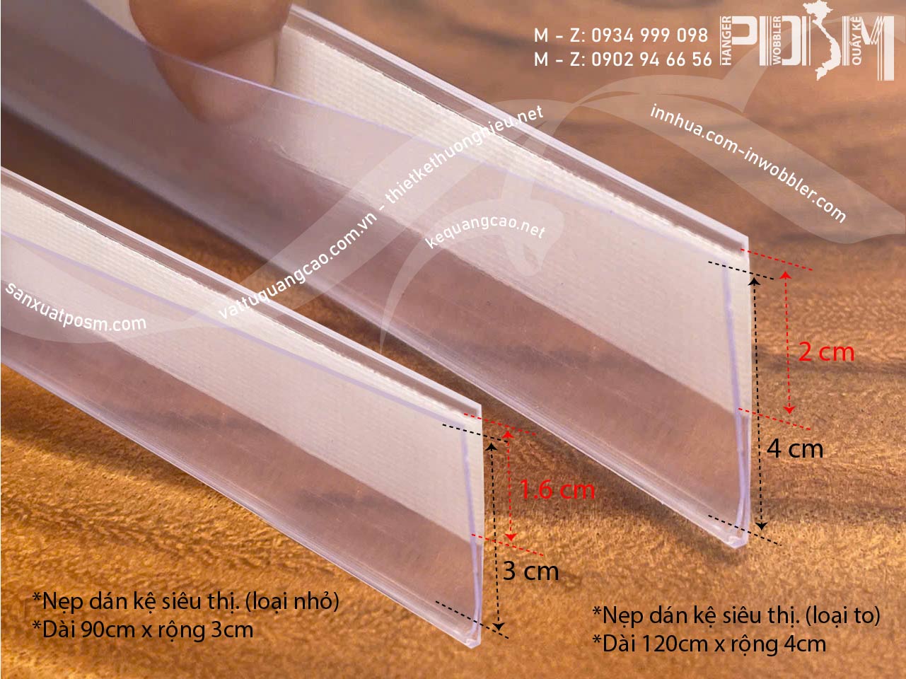 Nẹp gài kệ siêu thị, nẹp nhựa móc giá kệ hàng - Ảnh 3