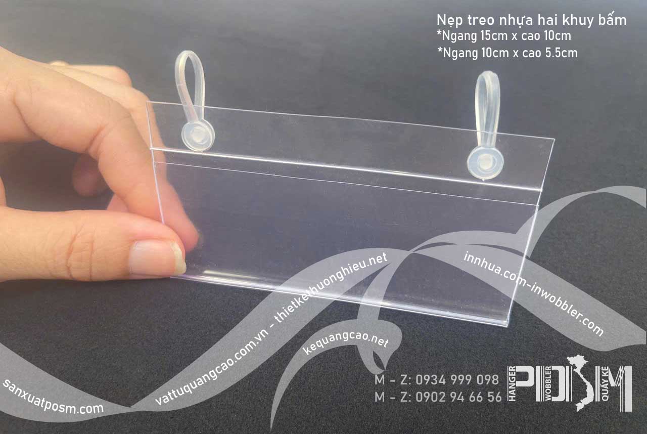 Nẹp tem treo gài giá móc kệ hàng siêu thị - Ảnh 7