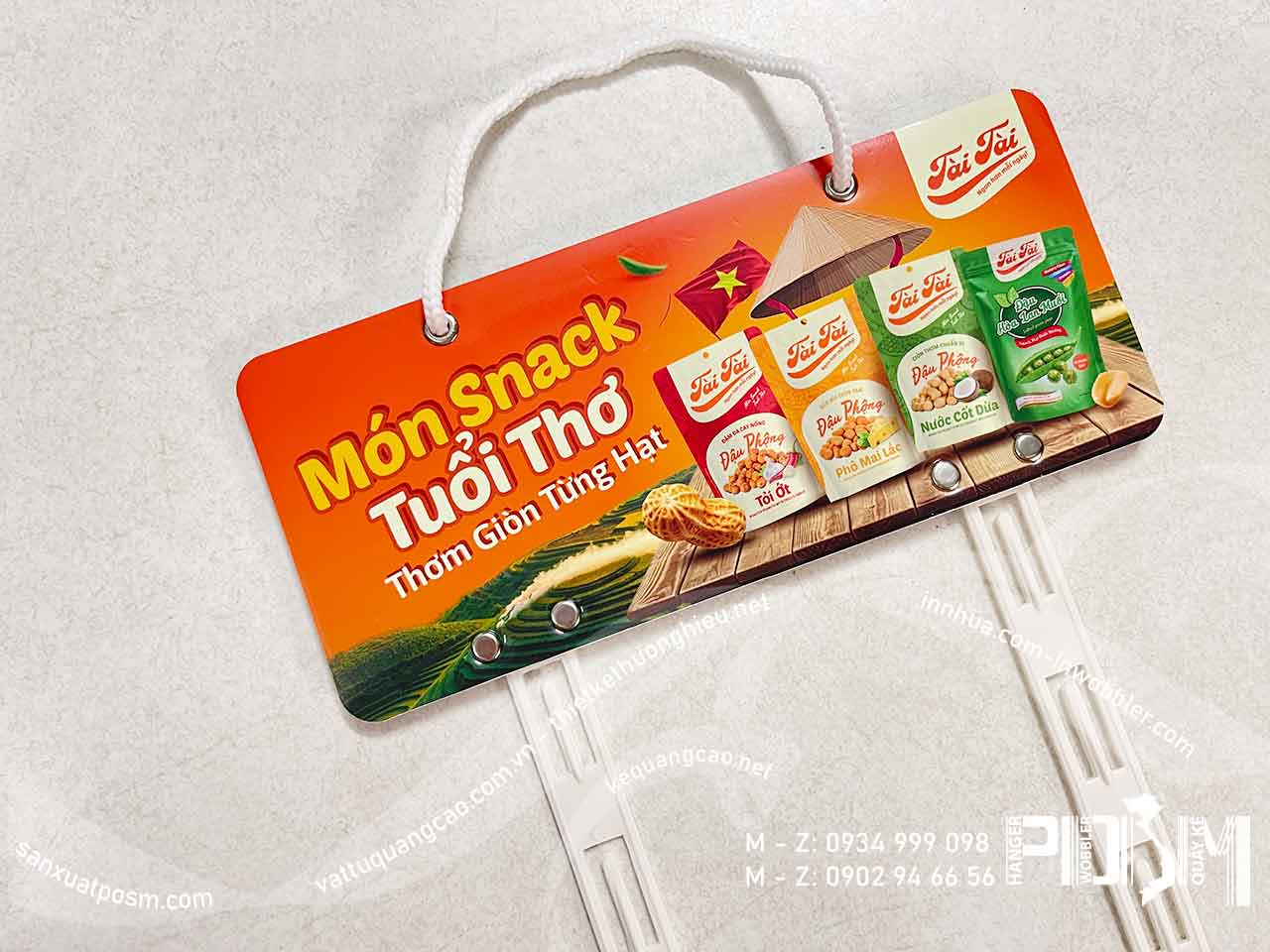 Hanger POSM dây nhựa treo Snack Sanchi  trưng bày sản phẩm - Ảnh 2