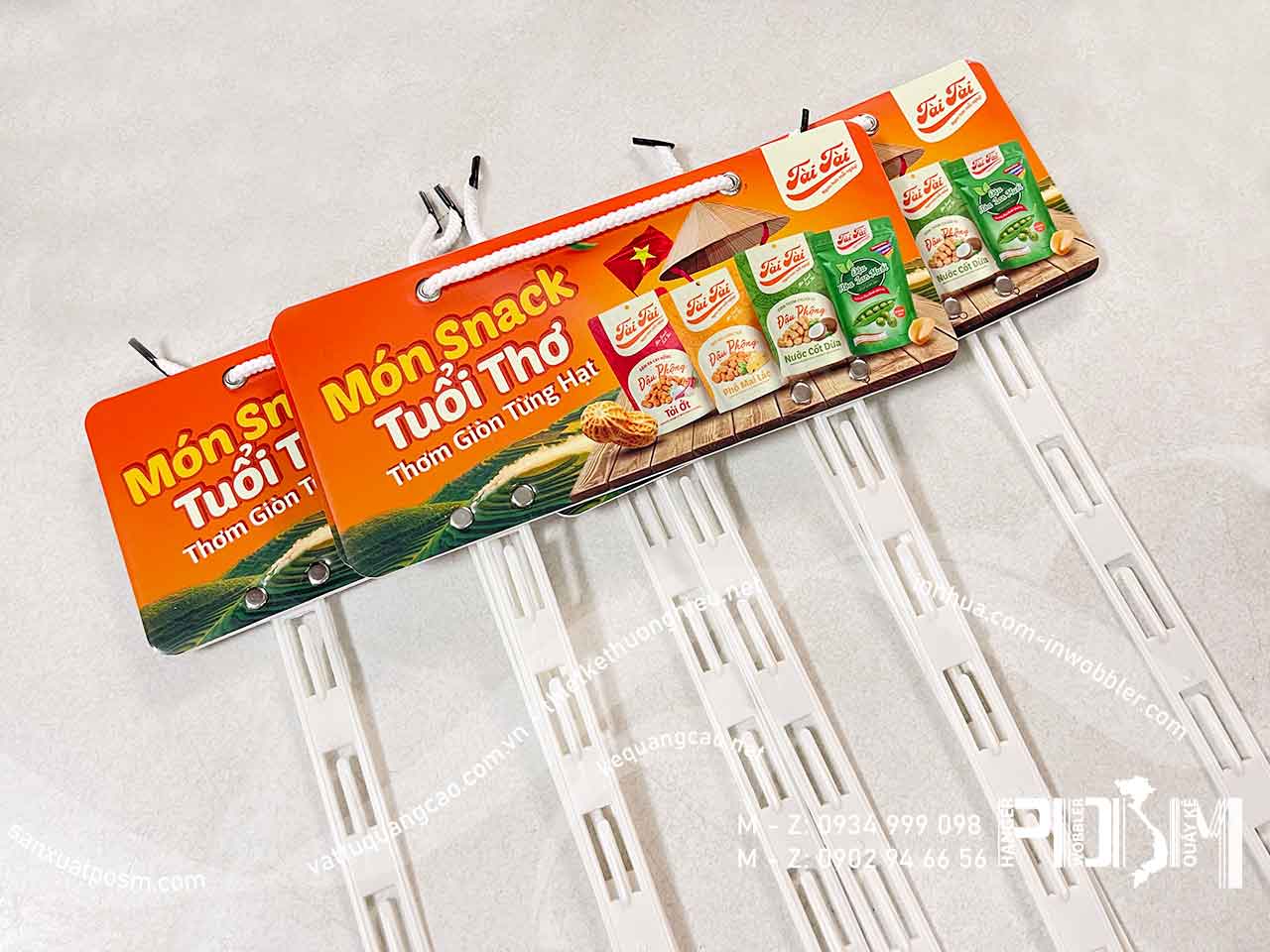 Hanger POSM dây nhựa treo Snack Sanchi  trưng bày sản phẩm - Ảnh 4