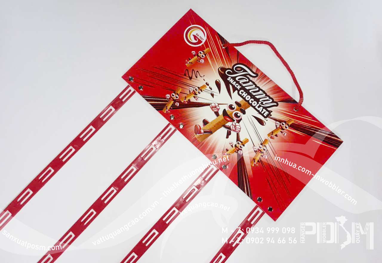 Bảng treo hanger dây nhựa treo Snack Chocolate ấn tượng - Ảnh 3