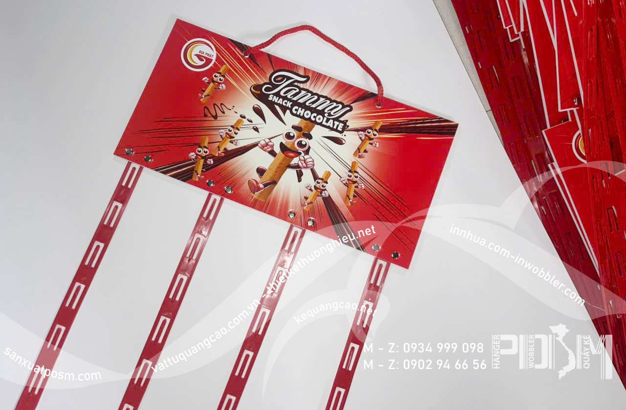 Bảng treo hanger dây nhựa treo Snack Chocolate ấn tượng - Ảnh 4