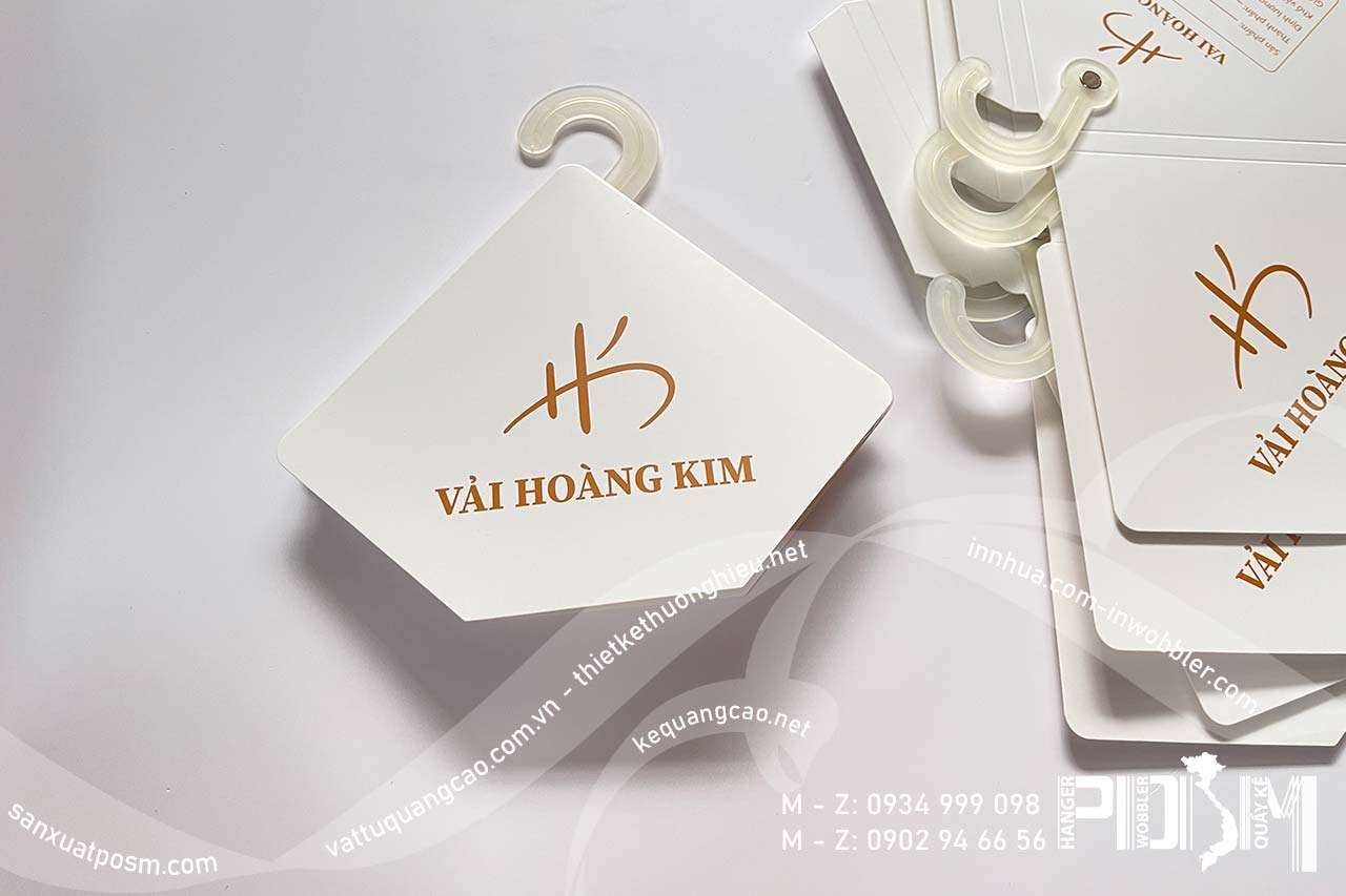 hanger mẫu vải vuông Bảng treo mẫu vải hình hộp vuông treo vải nhẹ, vải silk, treo khăn ... - Ảnh 2