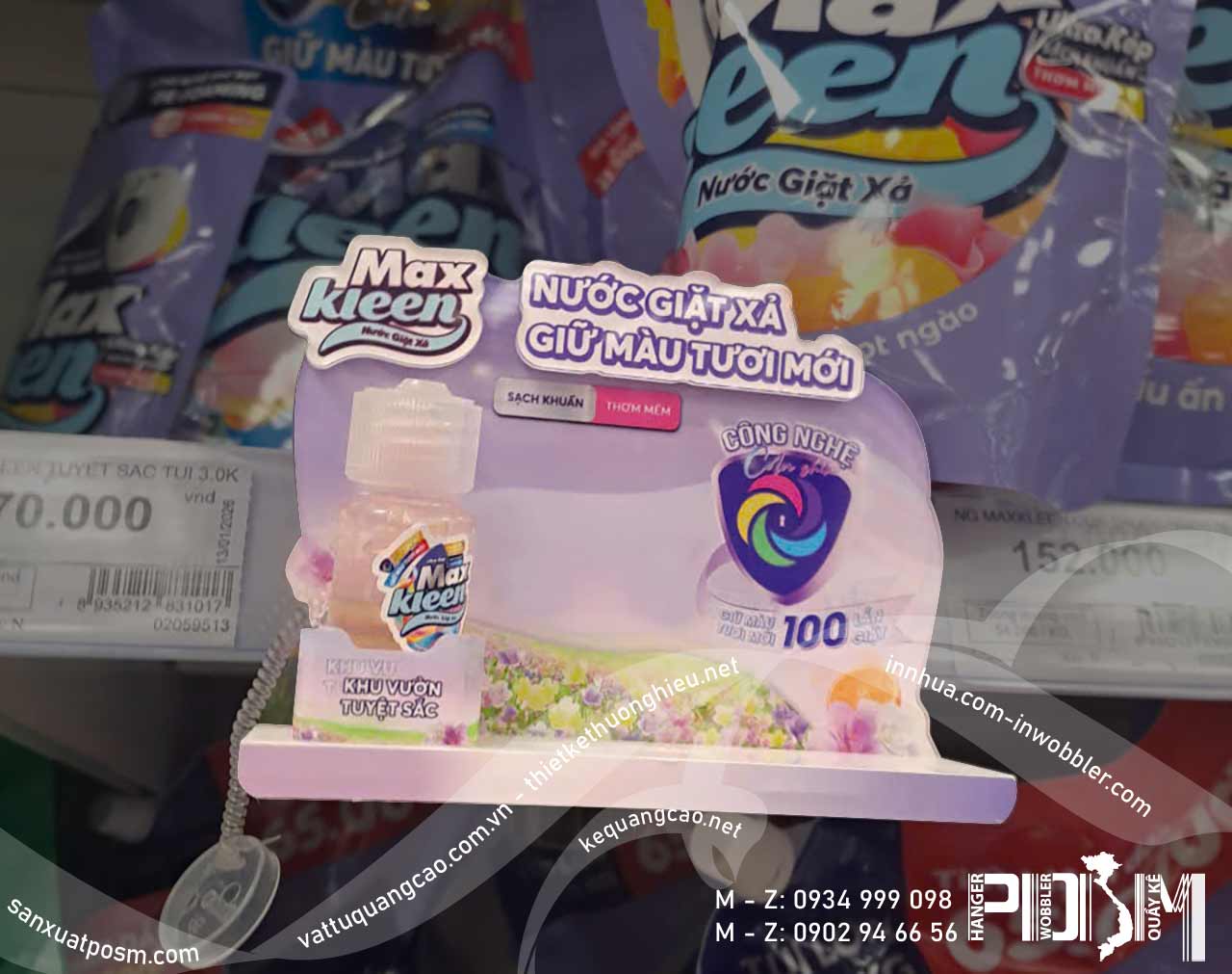 Kệ mica tester Nước Giặt Xả Bio Tech - Ảnh 5