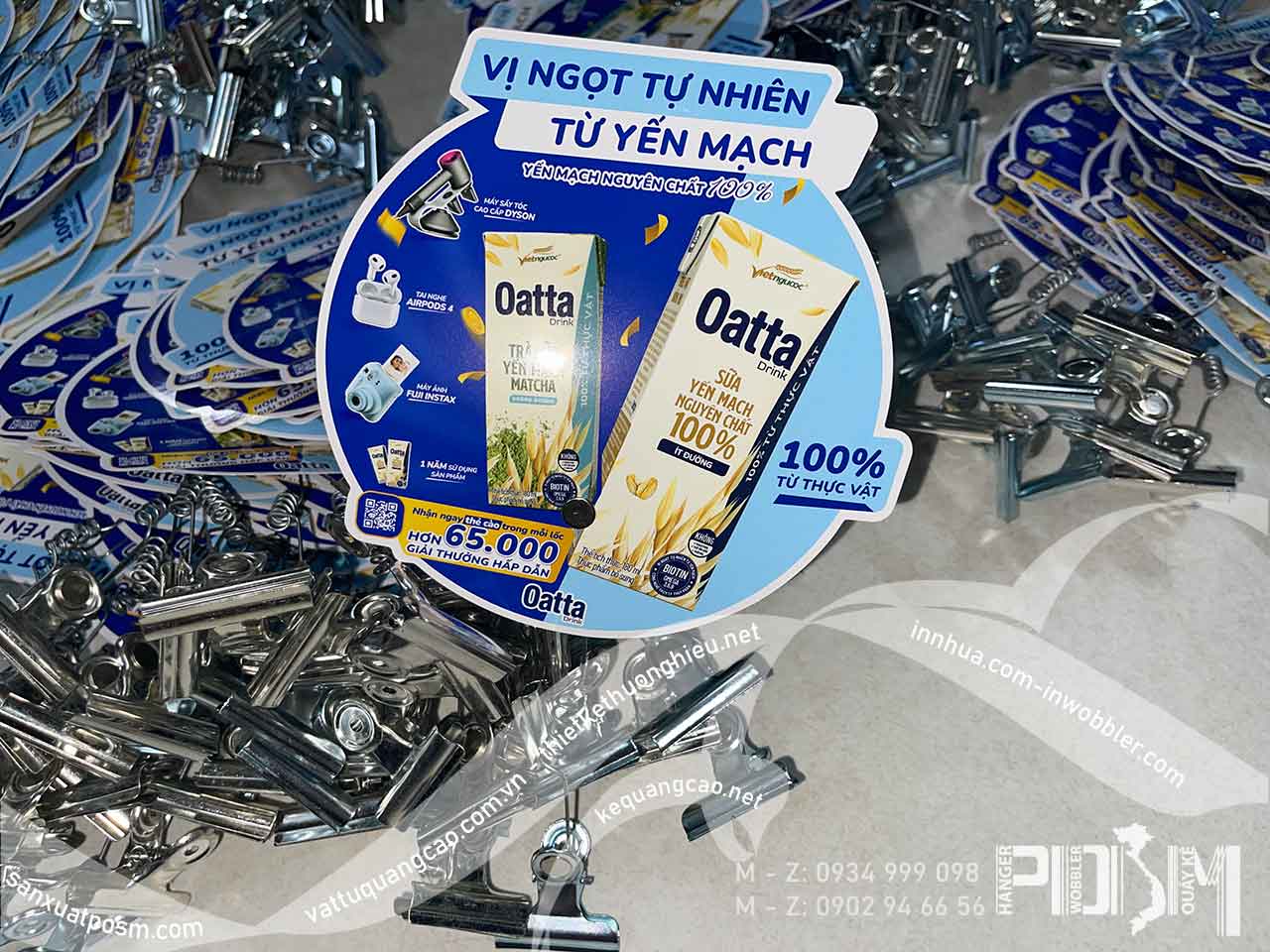 Wobbler lò xo kẹp sắt ngũ cốc Oatta tặng VF3 và sữa Oatta - Ảnh 5